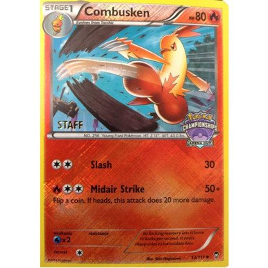 XY Furious Fists 13/111 Combusken (League Promo State, Province, Territory STAFF)