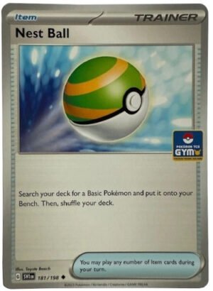 Scarlet & Violet (Base Set) 181/198 Nest Ball (TCG Gym Stamp Non-Holo)