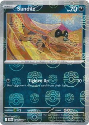 SV Black Bolt 057/086 Sandile (MASTER BALL Reverse Holo)