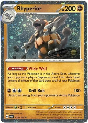 SV Stellar Crown 076/142 Rhyperior (Cosmo Holo)