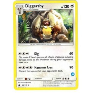 SM Crimson Invasion 88/111 Diggersby (Trainer Kit Alolan Ninetales #18)