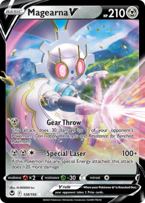SWSH Silver Tempest 128/195 Magearna V (Half Art)