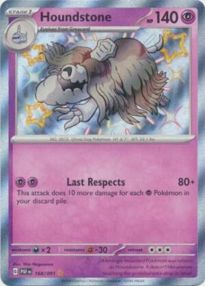 SV Paldean Fates 168/091 Houndstone (Holo Shiny)