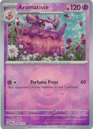 SV Prismatic Evolutions 039/131 Aromatisse (POKE BALL Pattern Holo)