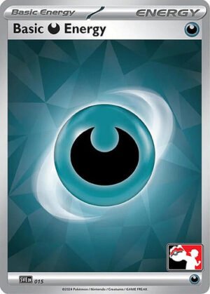 Scarlet & Violet SVE EN15 Basic Darkness Energy (Prize Pack League Promo Non-Holo)