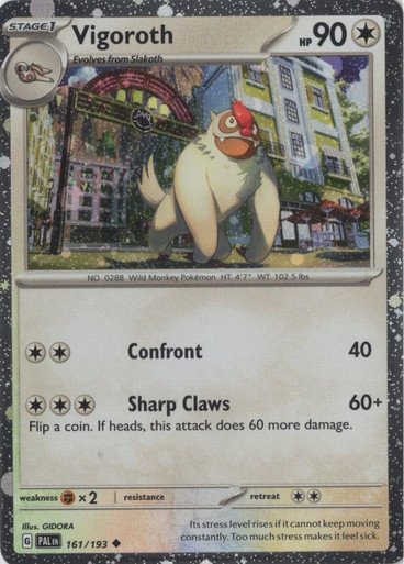 SV Paldea Evolved 161/193 Vigoroth (Cosmo Holo)