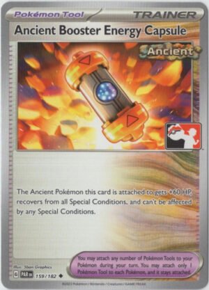 SV Paradox Rift 159/182 Ancient Booster Energy Capsule (Prize Pack League Promo Non-Holo)