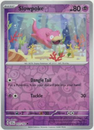 SV Stellar Crown 057/142 Slowpoke (Reverse Holo)