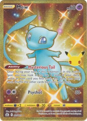 Celebrations 25/25 Mew (Secret Rare)