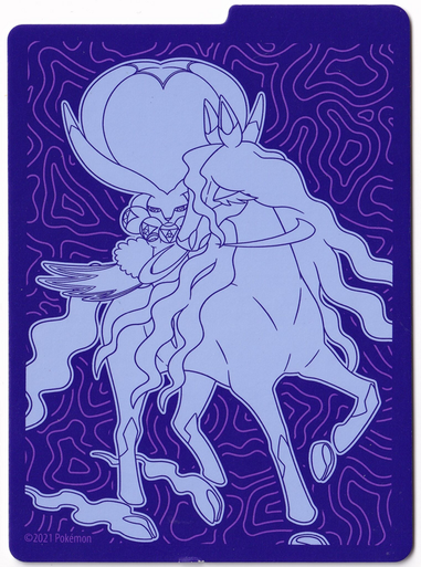 SWSH Chilling Reigns Shadow Rider Calyrex Divider (Purple)