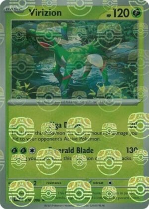 SV White Flare 010/086 Virizion (MASTER BALL Reverse Holo)
