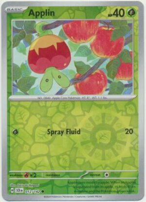 SV Stellar Crown 012/142 Applin (Reverse Holo)