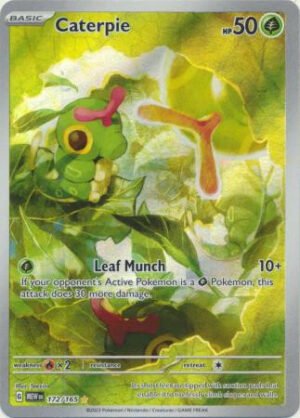 Scarlet & Violet 151 172/165 Caterpie (Illustration Rare)