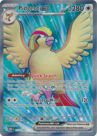 SV Obsidian Flames 217/197 Pidgeot ex (Full Art)