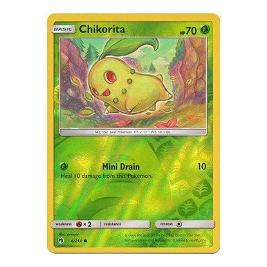 SM Lost Thunder 6/214 Chikorita (Reverse Holo)