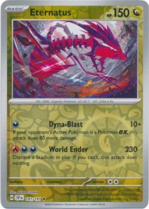 SV Surging Sparks 141/191 Eternatus (Reverse Holo)