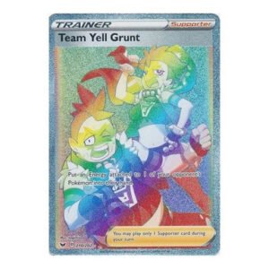 Sword & Shield (Base) 210/202 Team Yell Grunt (Rainbow Rare)