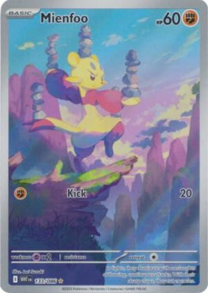 SV White Flare 133/086 Mienfoo (Illustration Rare)