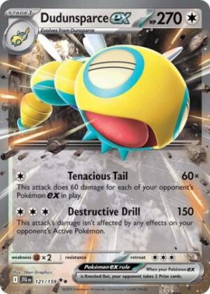 SV Journey Together 121/159 Dudunsparce ex (Half Art)