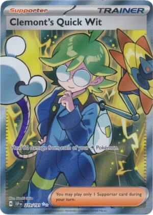 SV Surging Sparks 229/191 Clemont's Quick Wit (Full Art)