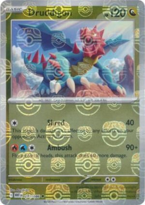 SV White Flare 071/086 Druddigon (MASTER BALL Reverse Holo)
