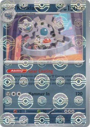 SV Black Bolt 063/086 Klinklang (POKE BALL Reverse Holo)
