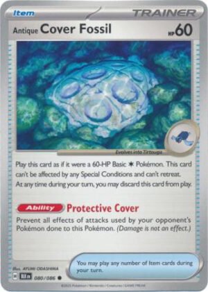 SV Black Bolt 080/086 Ancient Cover Fossil
