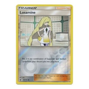 SM Crimson Invasion 096/111 Lusamine (Reverse Holo)