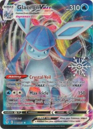 Evolving Skies 041/203 Glaceon VMAX (Full Art w/ Snowflake Stamp)