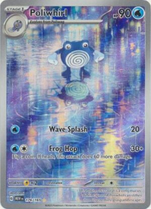 Scarlet & Violet 151 176/165 Poliwhirl (Illustration Rare)