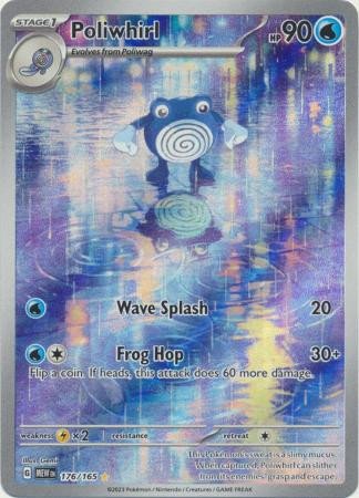 Scarlet & Violet 151 176/165 Poliwhirl (Illustration Rare)