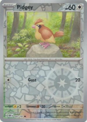 SV Obsidian Flames 162/197 Pidgey (Reverse Holo)