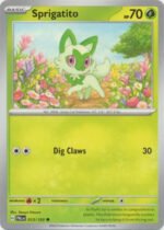 SV Paldea Evolved 013/193 Sprigatito (Non-Holo)