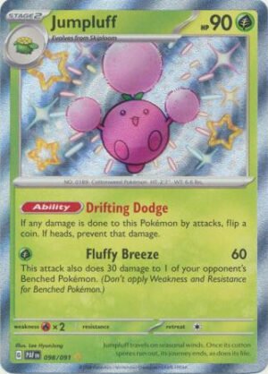SV Paldean Fates 098/091 Jumpluff (Holo Shiny)