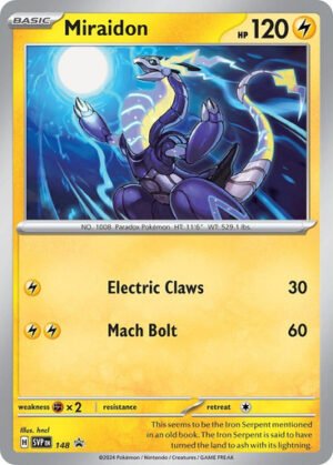 Scarlet & Violet Promo SVP148 Miraidon (No Symbol)