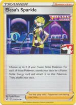 Fusion Strike 233/264 Elesa's Sparkle (Prize Pack League Promo Non-Holo)
