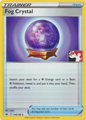 Chilling Reign 140/198 Fog Crystal (Prize Pack League Promo Non-Holo)