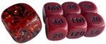SWSH Lost Origin Red w/ Yellow Speckles & Red (small) Dice