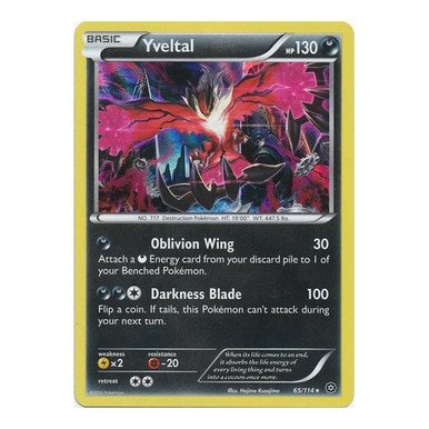 XY Steam Siege 65/114 Yveltal (Holo)