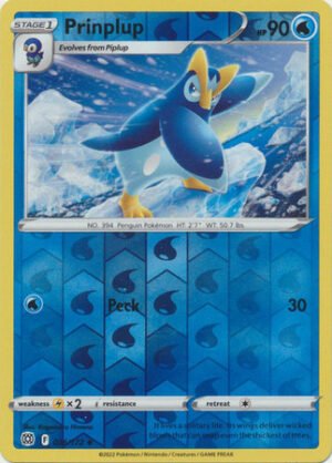 Brilliant Stars 036/172 Prinplup (Reverse Holo)