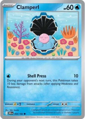 SV Destined Rivals 054/182 Clamperl