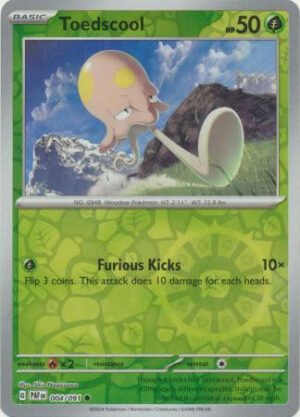 SV Paldean Fates 004/091 Toedscool (Reverse Holo)