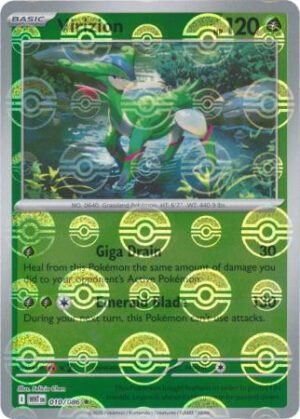 SV White Flare 010/086 Virizion (POKE BALL Reverse Holo)