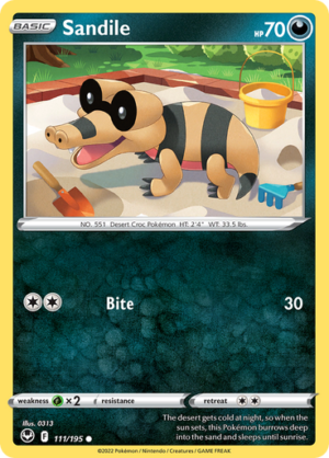 SWSH Silver Tempest 111/195 Sandile