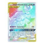 SM Cosmic Eclipse 254/236 Solgaleo & Lunala GX (Tag Team Rainbow Rare )