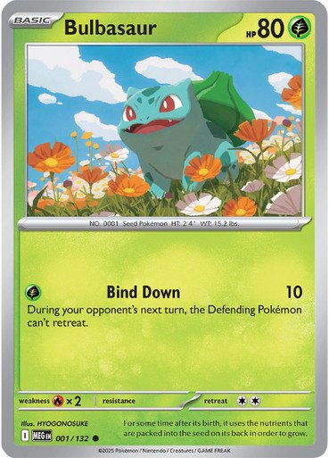 Mega Evolution 001/132 Bulbasaur