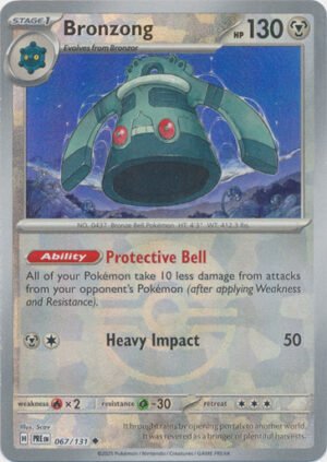 SV Prismatic Evolutions 067/131 Bronzong (POKE BALL Pattern Holo)