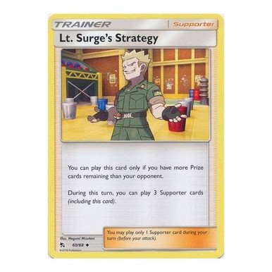 Hidden Fates 60/68 Lt. Surge's Strategy