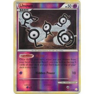 HeartGold & SoulSilver 55/123 Unown (Reverse Holo)