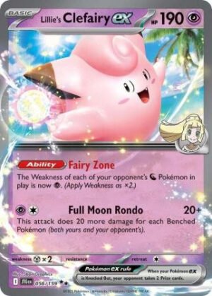 SV Journey Together 056/159 Lillie's Clefairy ex (Half Art)